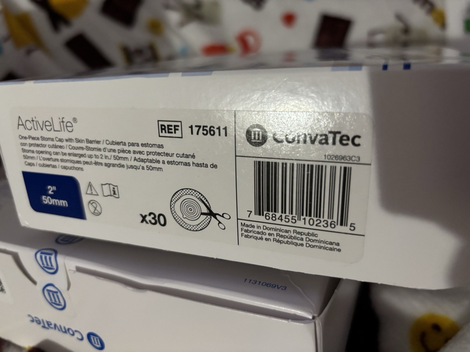 BRAND NEW CONVATEC ACTIVE LIFE 1 PIECE STOMA CAP 30CT!W,SKIN BARRIER REF #175611