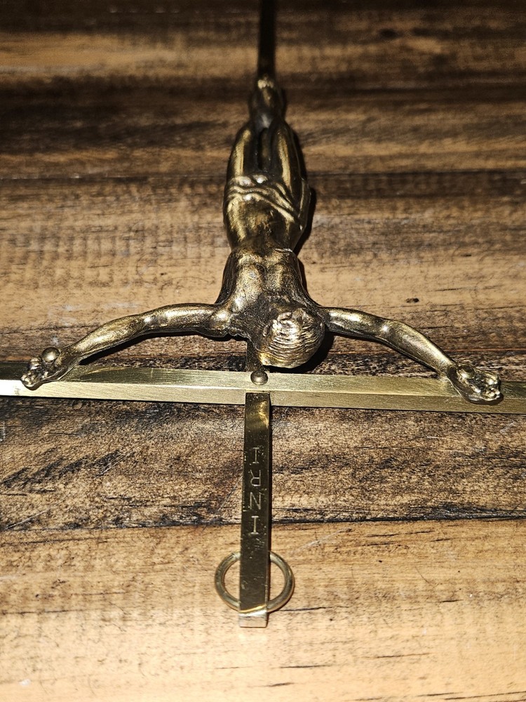 Vintage Solid Brass Crucifix / Cathloic Cross