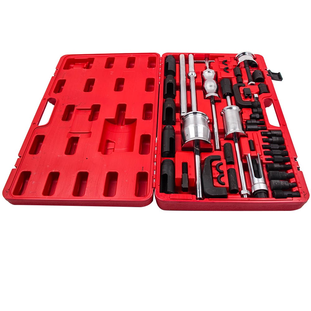 Auto Truck Diesel Injector Extractor Slide Hammer Puller Full Tools Set