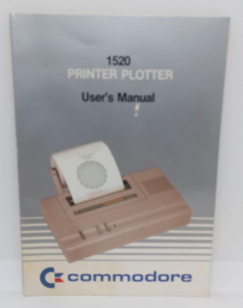 Vintage 1983 Commodore 1520 Plotter/Printer User's Manual