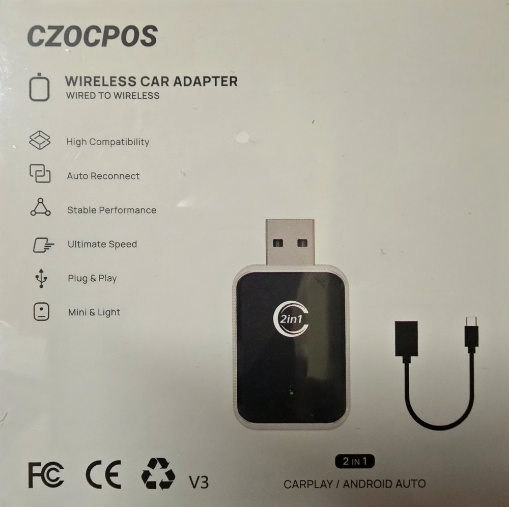 CZOCPOS Wireless Car Adapter