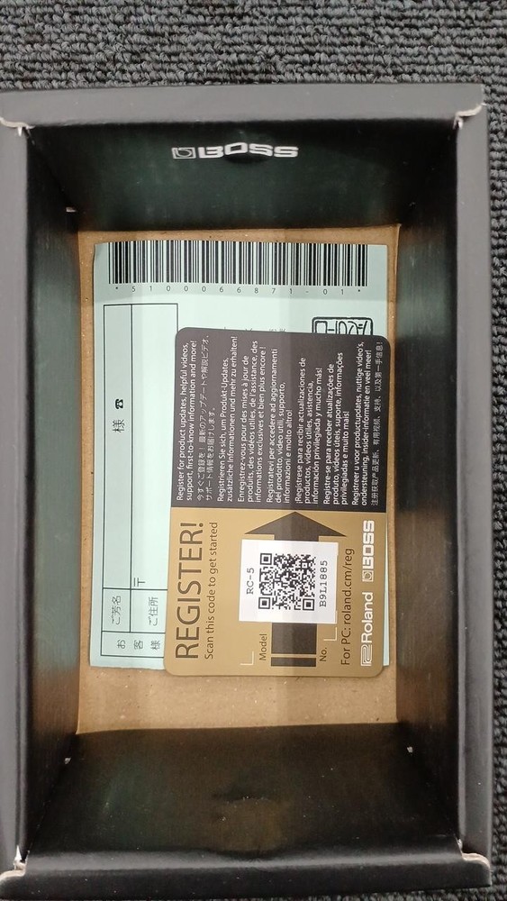 BOSS RC-5 Loop Station Compact Pedal Looper Effector