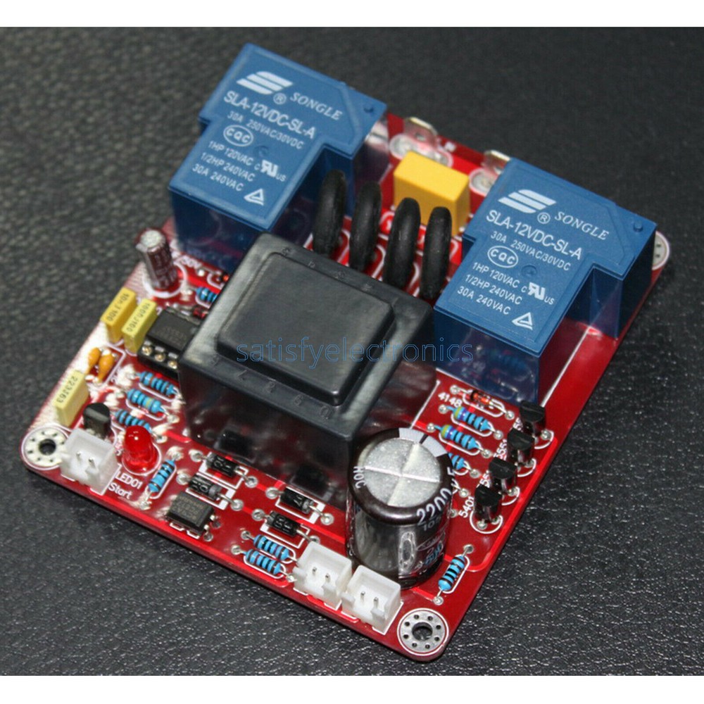 1PCS Amplifier Board Power Supply Delay Soft Start Temperature Protection Board