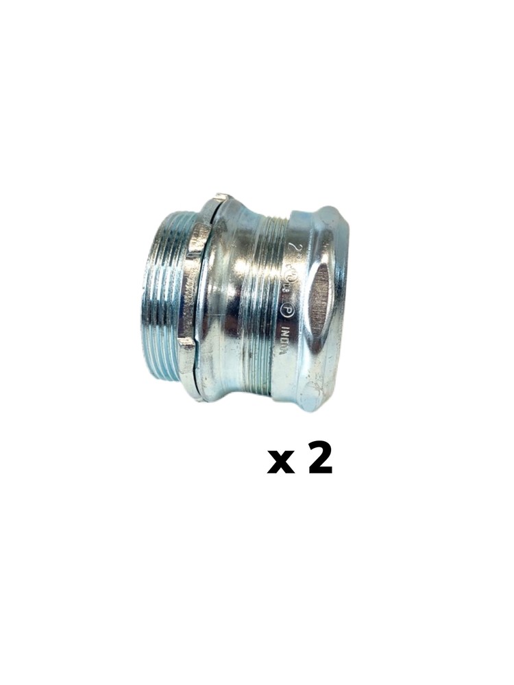 Appleton 7200S Compression Type 2" EMT Connector Coupling Zinc Plated