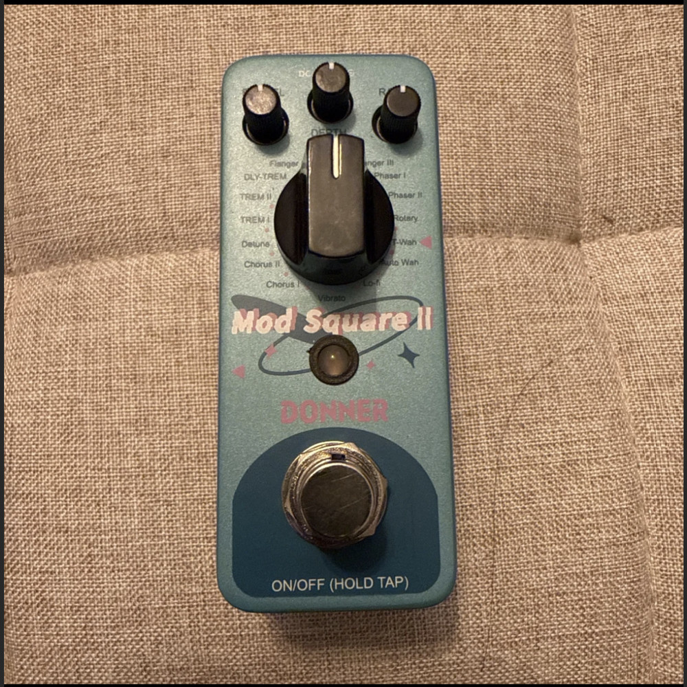 Donner Mod Square II Modulation Multi-effects Pedal Wah Chorus Phaser Flanger