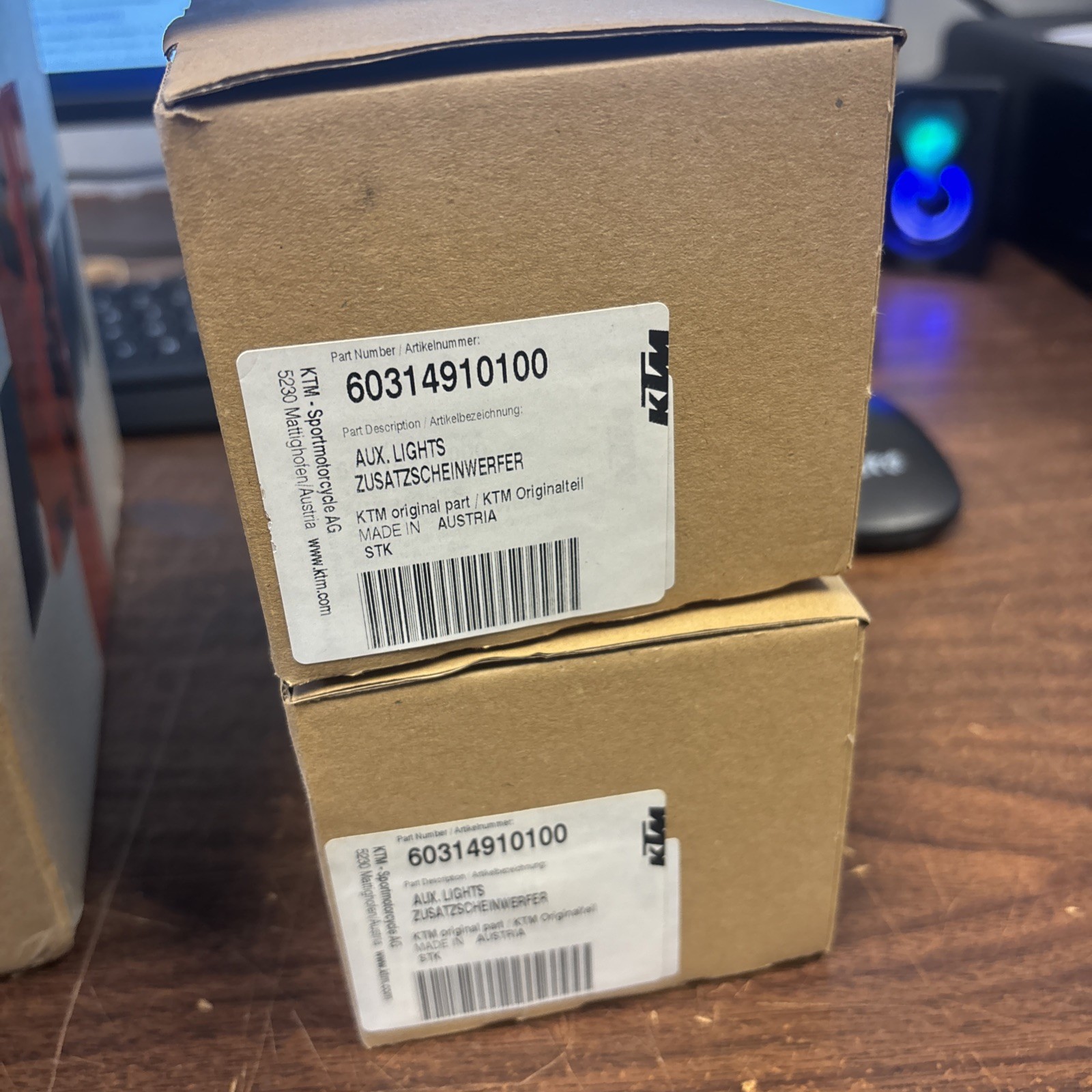 KTM Adventure 990 1090 1190 OEM 60314910033 Adv Light Kit Auxiliary New