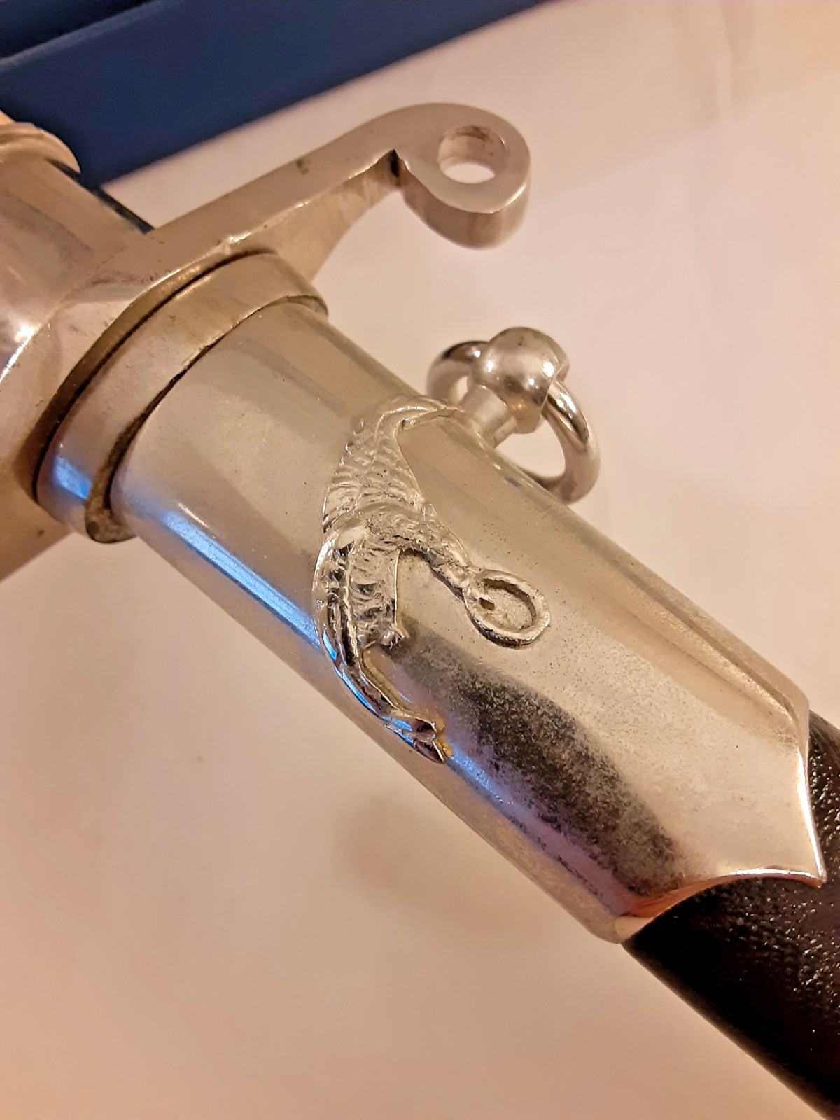 Vintage Polish Officer Presentation Dagger and Scabbard – with name plate.