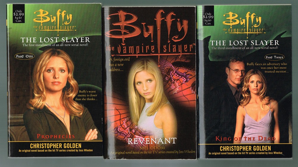 Three Buffy The Vampire Slayer Paperbacks