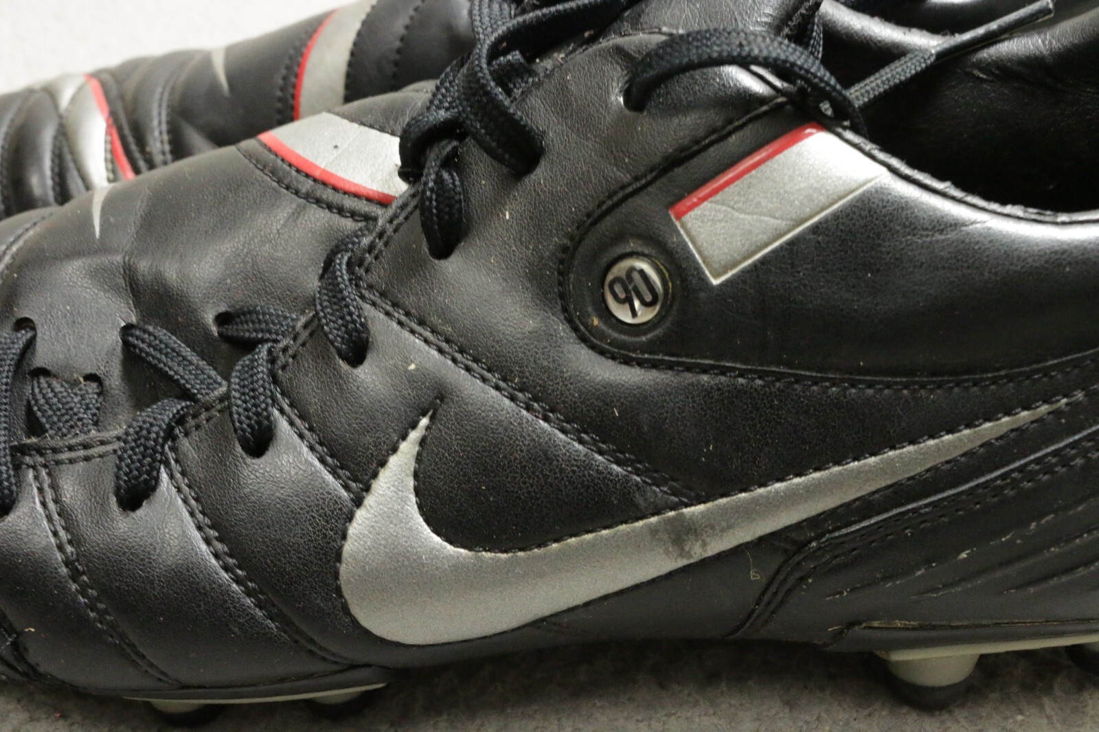 Nike Total 90 Shift FG Soccer Cleats Mens Size 12.5 Black Boots Cleats