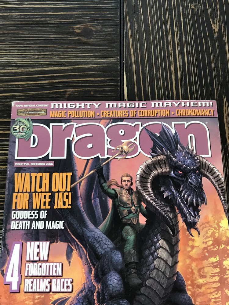 Dragon Issue 350 December 2006 Dungeons and Dragons D & D Clockwork Horror