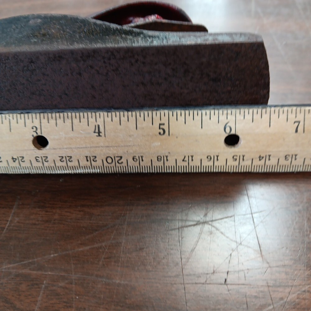 Vintage 6.5" Wood Block Plane Carpenter Tool Needs Cleaning -Sharping