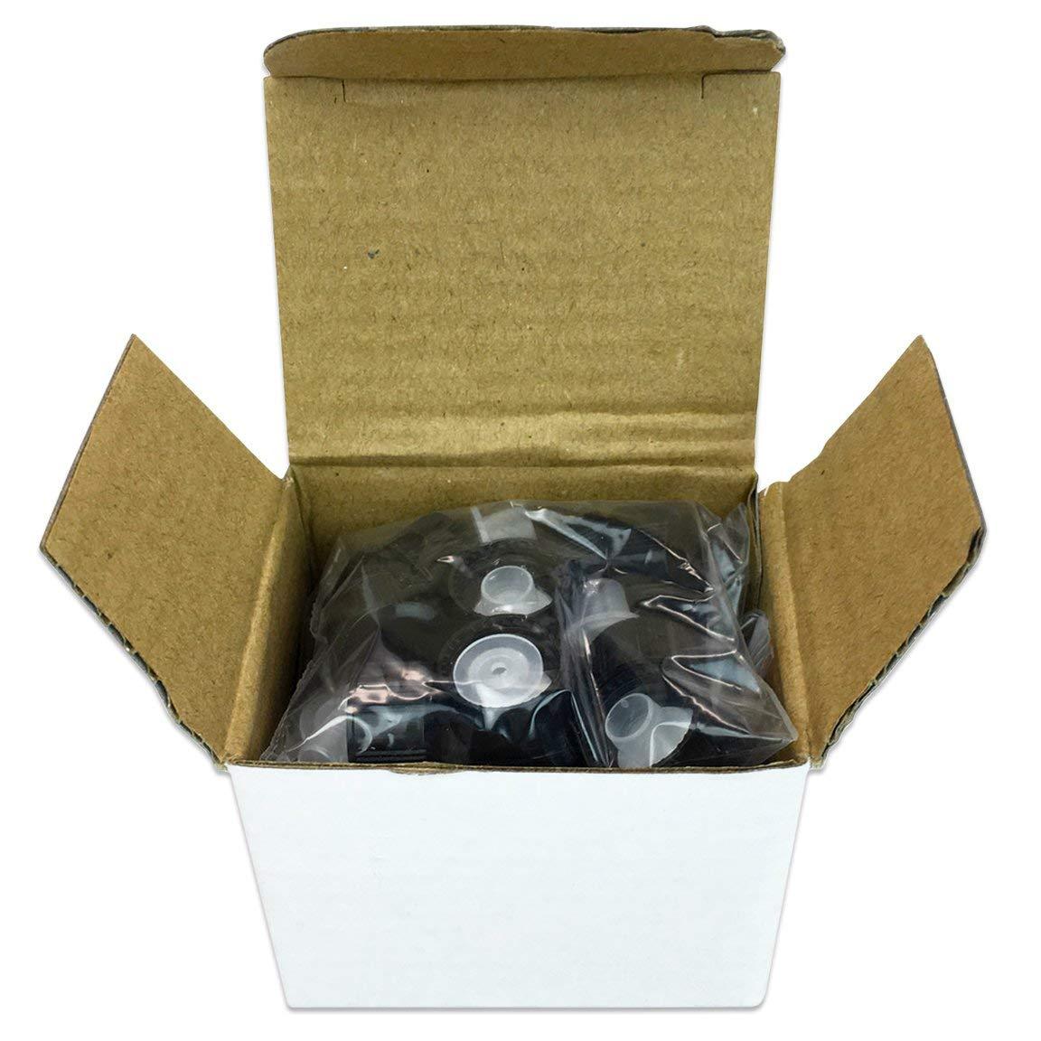 12 Pieces 2ML Clear Essential Oil Small Sample Glass Vials Bottles Containers