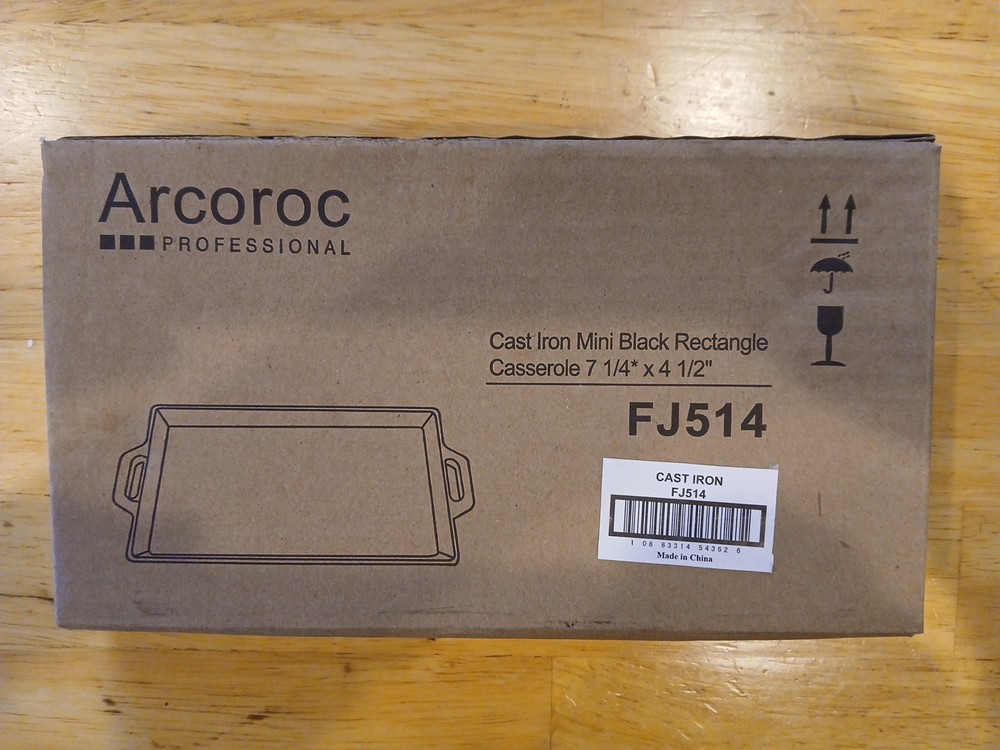 ARCOROC Cast Iron Mini Servers rectangle 7.25" X 4.5"