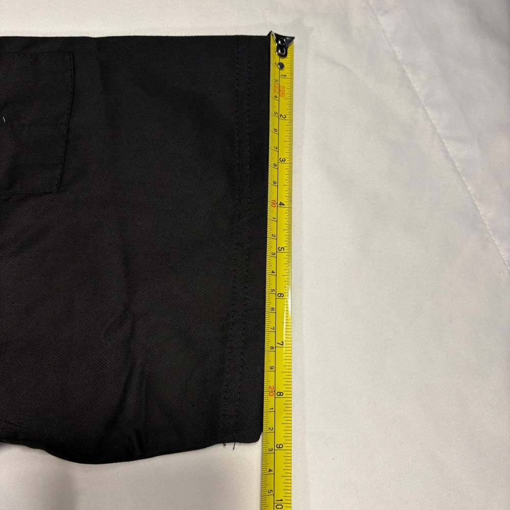 Chef Code Chef Coat Culinary Jacket Short Sleeve Black Workwear XL