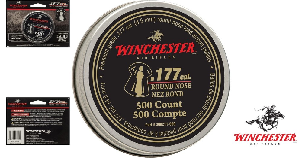 Round Nose .177 Caliber Pellets