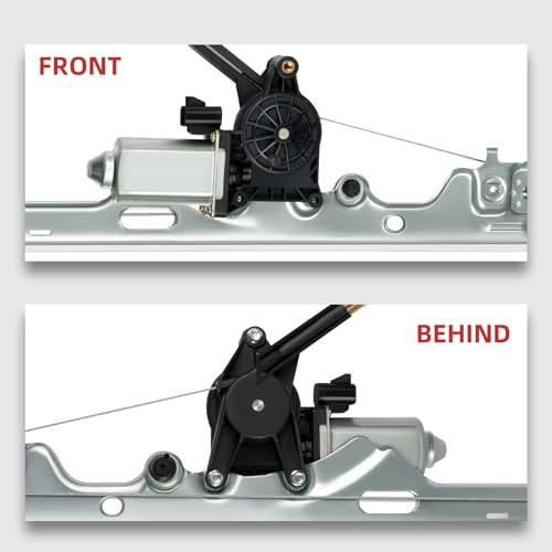 Pair Front Driver & Passenger Power Window Regulator w/Motor Compatible for
