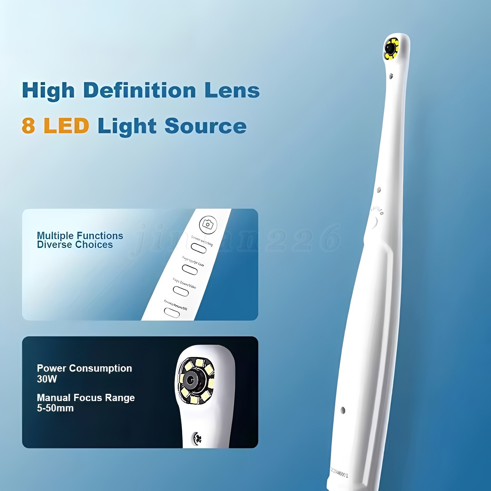 WIFI Dental Intra Oral Camera 17Inch High-Definition Digital LCD Monitor