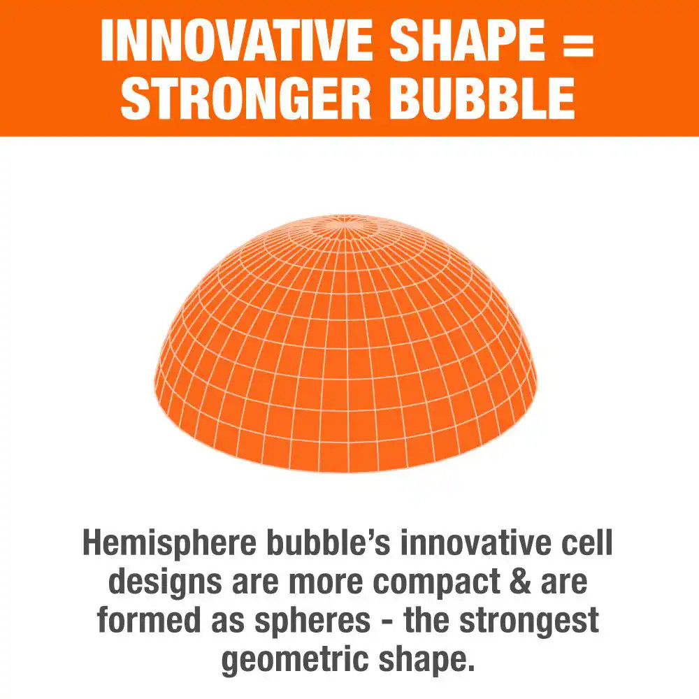 12 In. X 200 Ft. Clear Bubble Cushion (2-Pack)