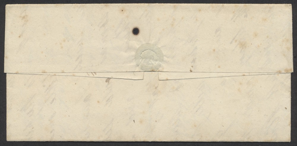 1837 Goderich (Huron) UC Double Circle Postmark ERD On SFL to Brantford