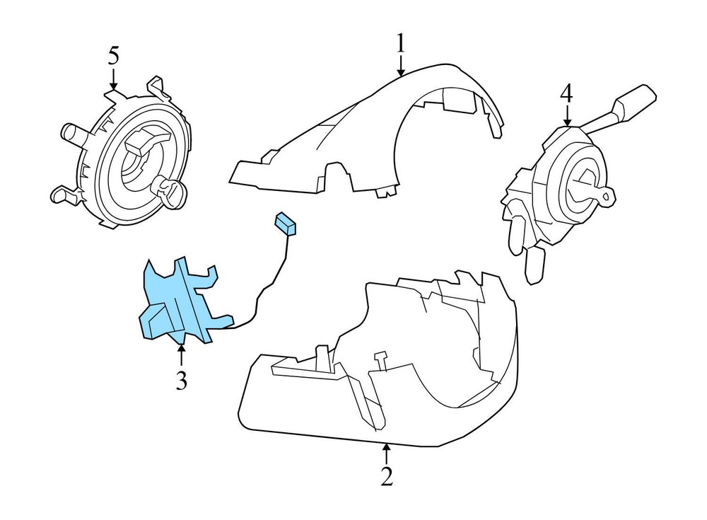 2015-2019 BMW X6 - Steering Column Adjustment Switch 9267366