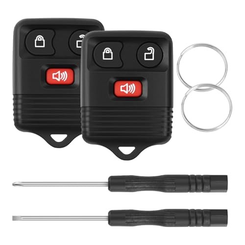 Replacement Key Fob Shell Case, Smart Keyless FitRemote Control housin 2 PCS