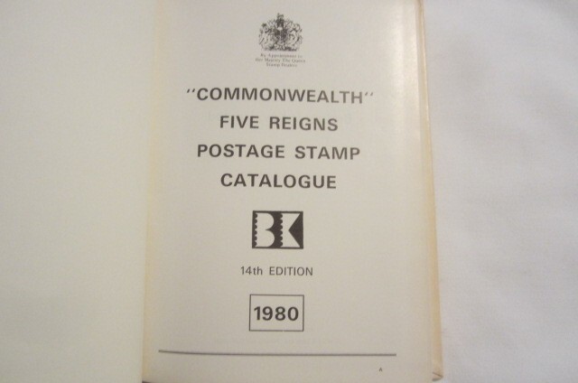 1980 Commonwealth Five Reigns Postage Stamp Catalogue 14th ED