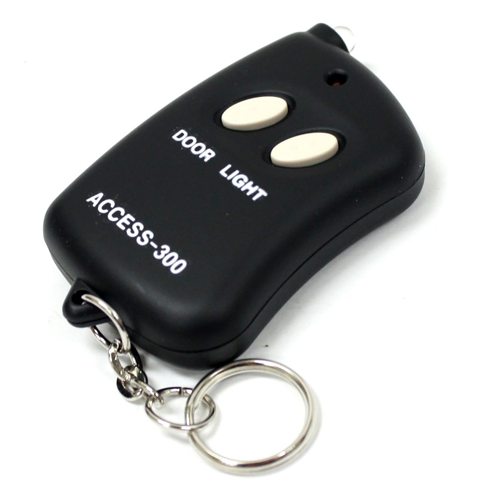 10 Digit Code Mini Remote Control Garage Door/Gate Transmitter w/ Mini Light