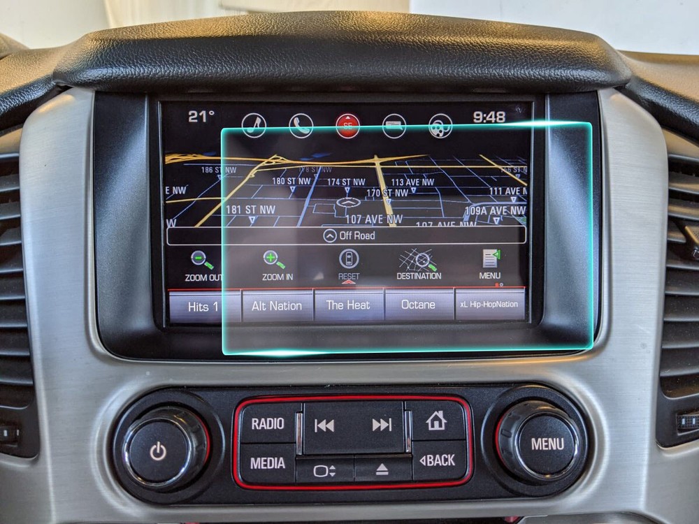 Crystal Clear Screen Protector for 2016 GMC Yukon Vehicle Navigation