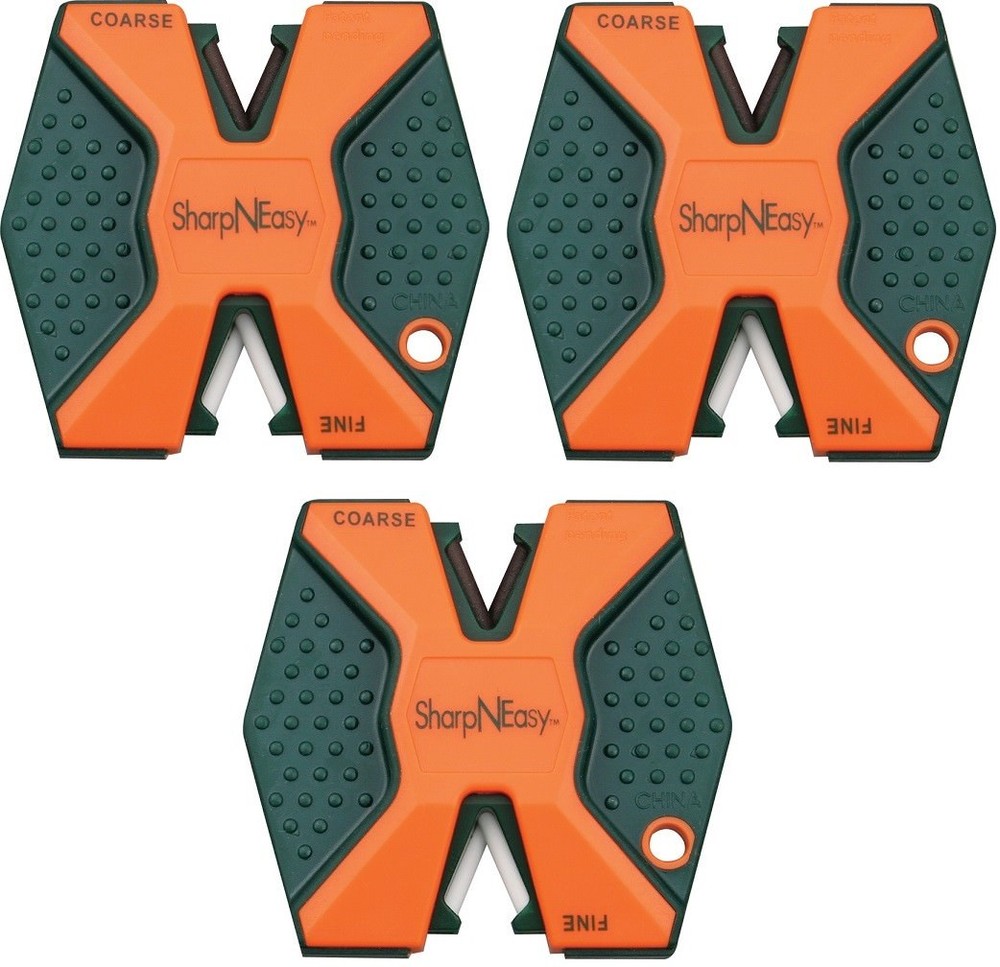 3 PACK AccuSharp SharpNEasy Knife Sharpener Fine and Coarse Ceramic Rods AS335CD