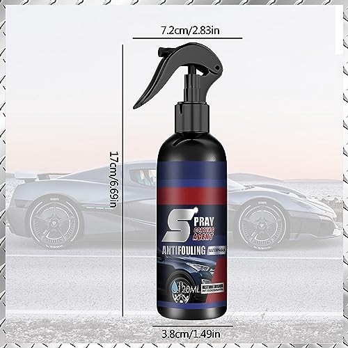 2Pcs Multi-Functional Coating Renewal Agent, 3 in 1 Ceramic Car Coating Spray,