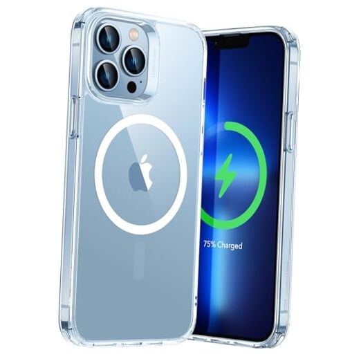 for Case, Compatible with MagSafe, Shockproof iPhone 13 Pro Max A-Clear