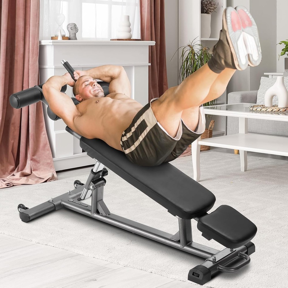Multi-Functional Sit Up Bench with 1000 Lbs Capacity – Perfect for Home Training