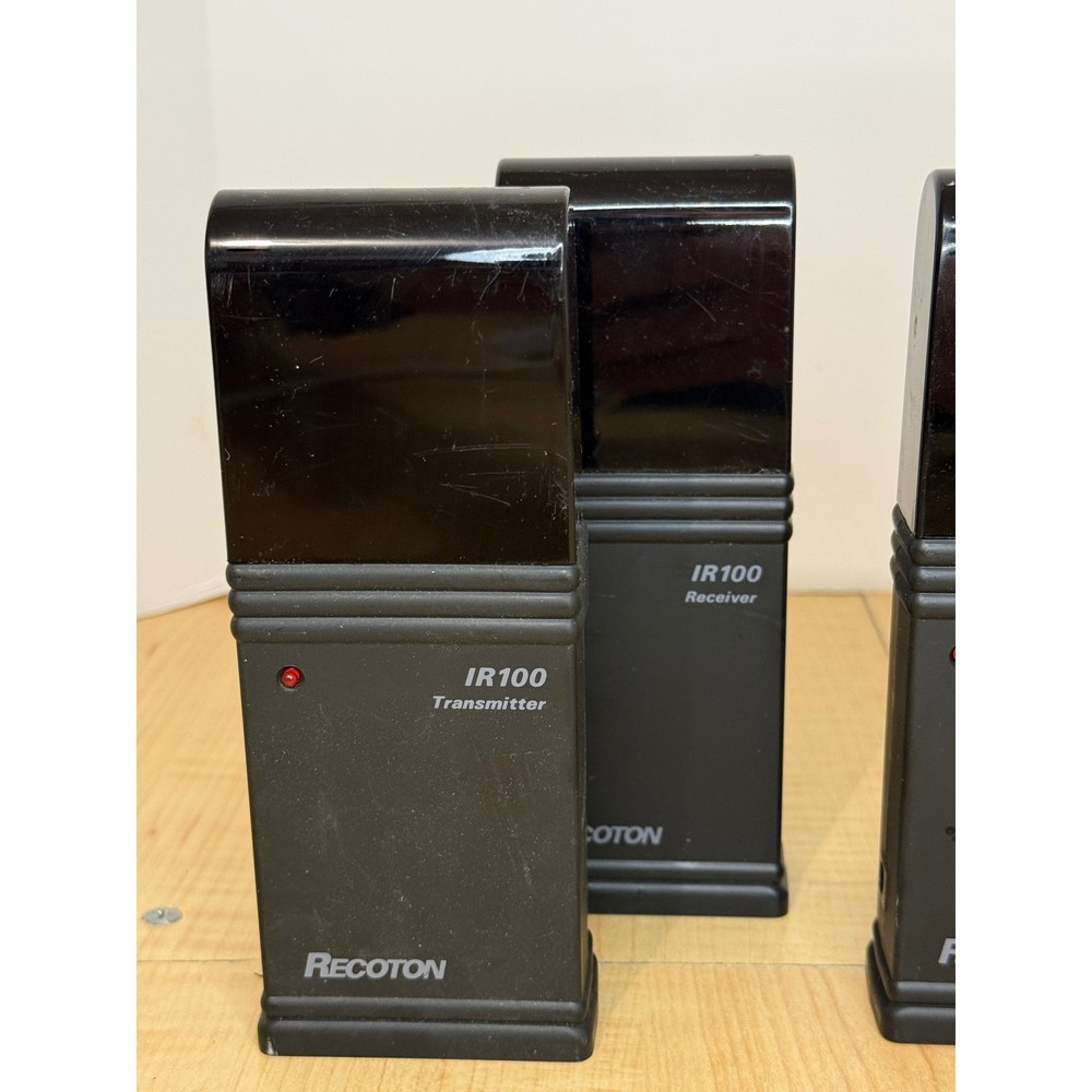 Recoton IR100 Wireless Infrared Remote Control Extender Transmitter Receiver Set