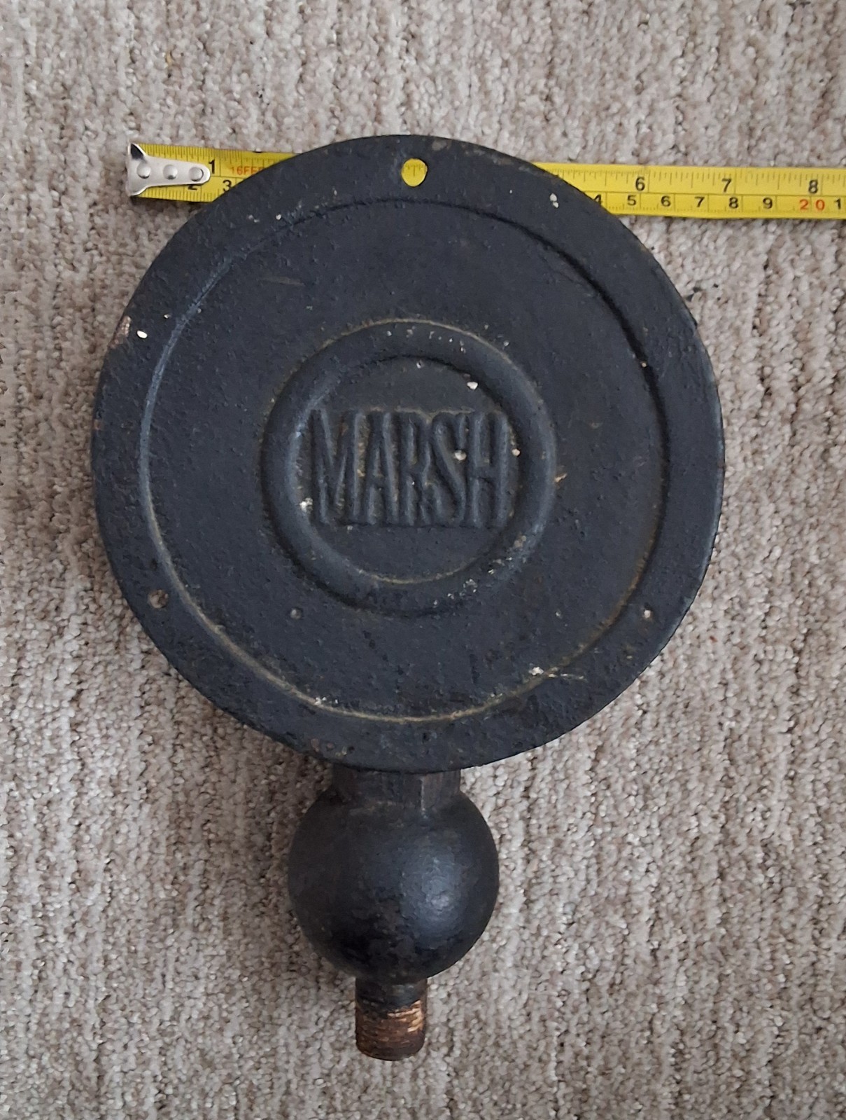 Antique Jas P Marsh Pressure Gauge- Chicago