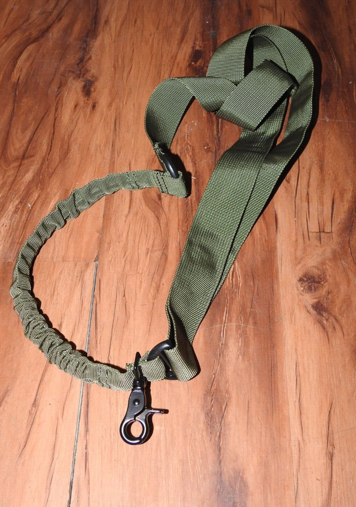 OD GREEN Single One Point Bungee Sling Adjustable For AIRSOFT PAINTBALL ECT