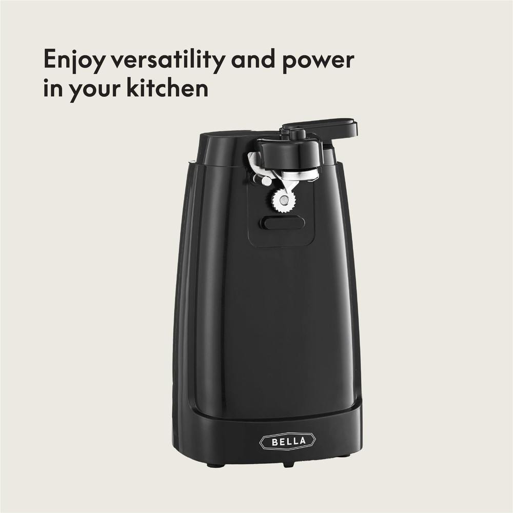 Electric Can Opener and Knife Sharpener, Multifunctional Kitchen Tool for Jars