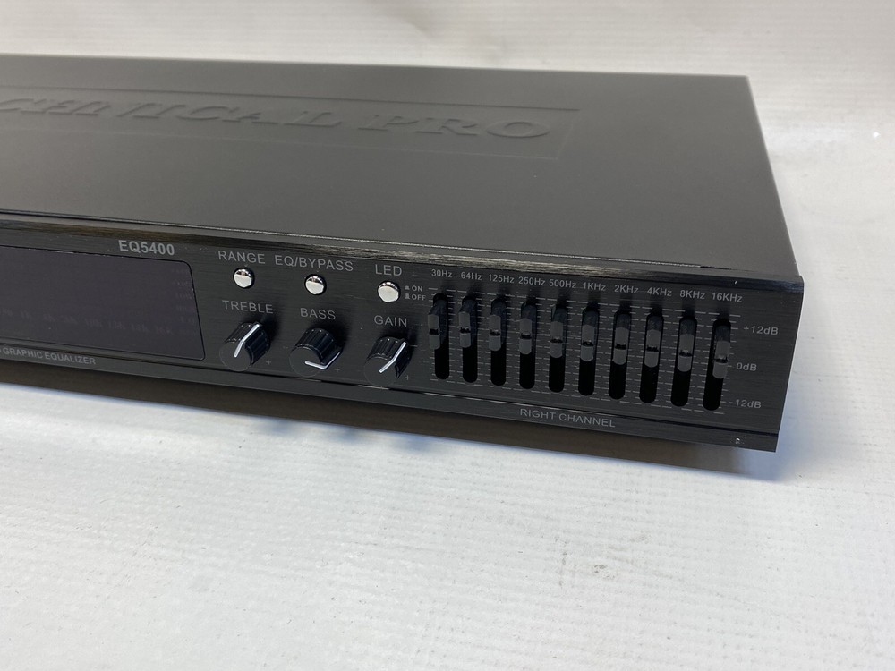 Technical Pro EQ5400 Dual 10-Band Equalizer