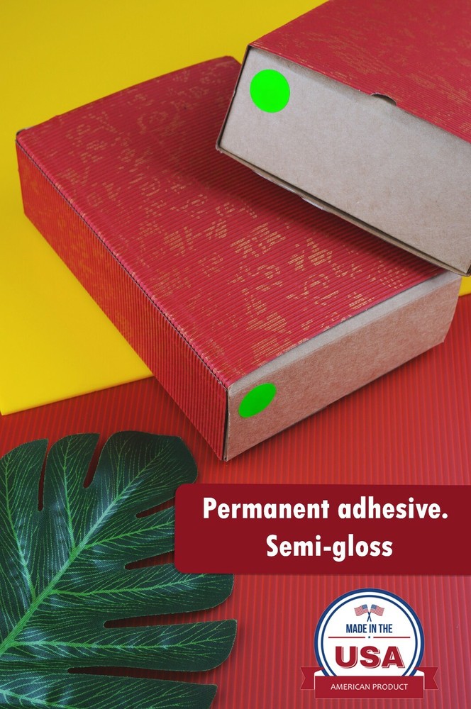 Round Sticker 3/4 Inch Multi Color Coding Dot Labels Writable Surface 1050 Pack