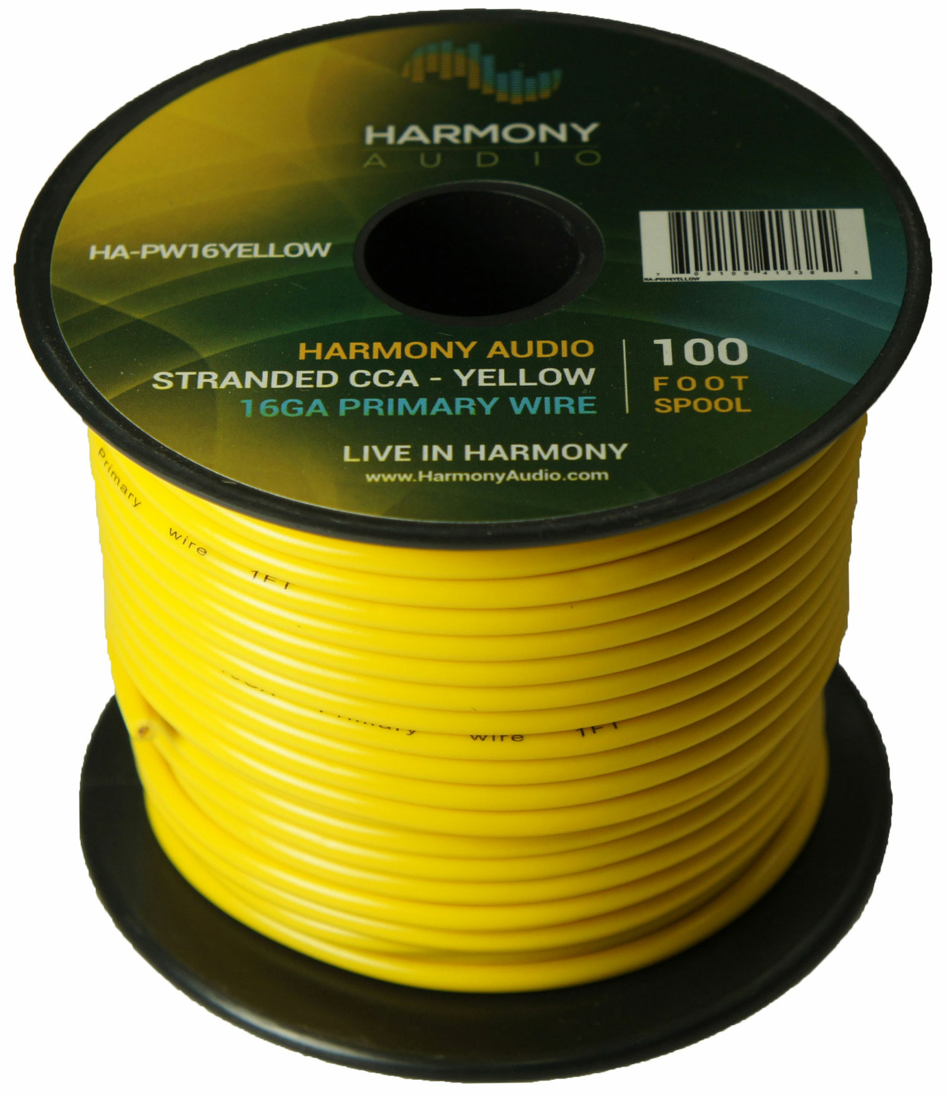 Harmony Car Primary 16 Gauge Power or Ground Wire 1000 Feet 10 Rolls Multi Color