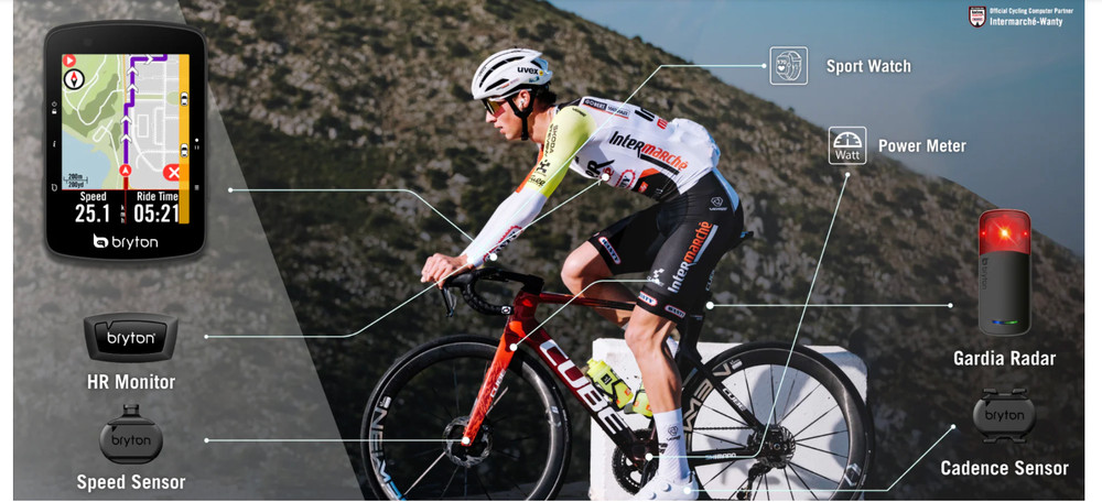 Bryton Rider 650E Wireless GPS Computer GPS Bluetooth