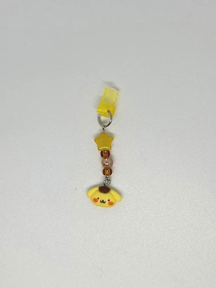 Sanrio Character Beaded Customized Dust Plug Charm iPhone Switch iPad Lightning