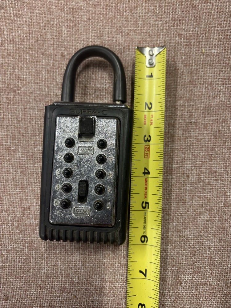 Supra-c Hanging Key Lock Box Door Knob Key Safe Push Button