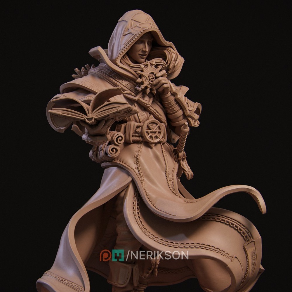 Elf Priest by Nerikson | Commission | Painted |