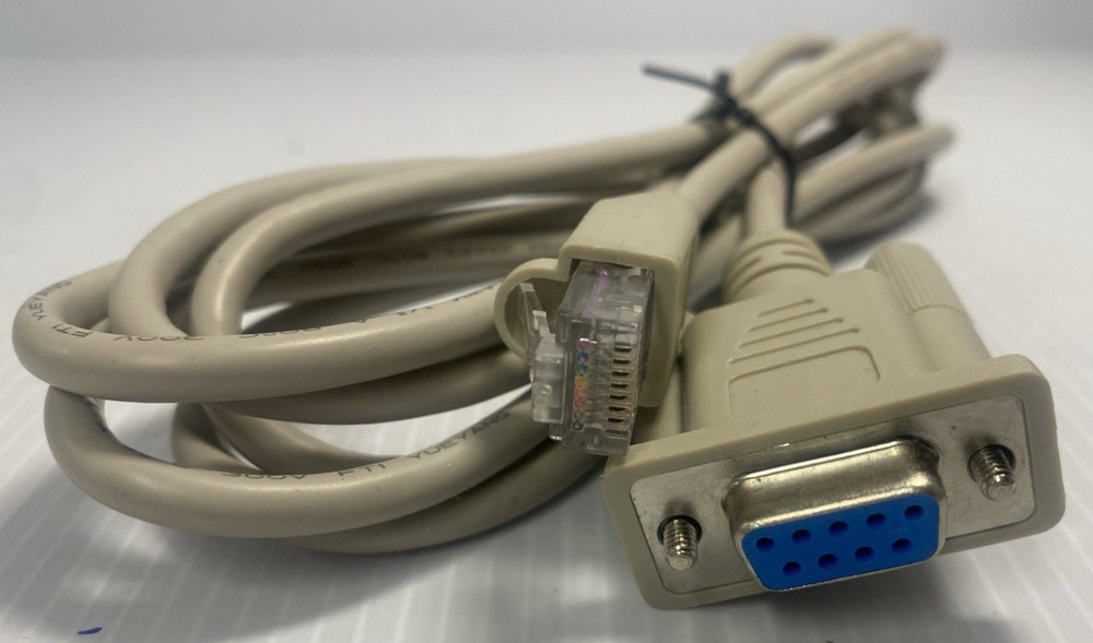 NEW Serial DB9 F To RJ12 Interface Cable
