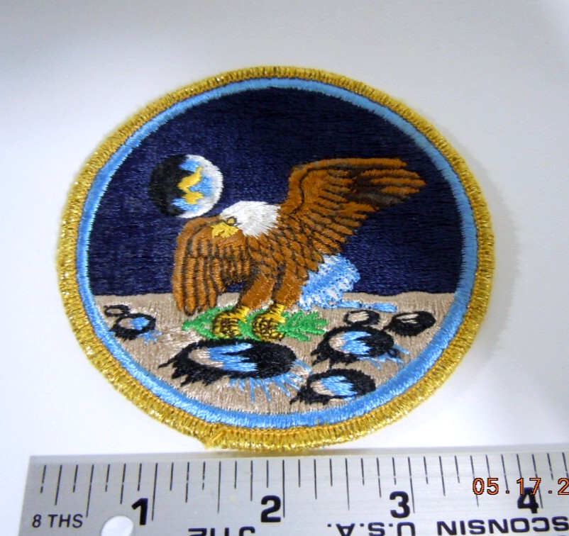 APOLLO 11 PROTOTYPE 4 INCH EMBROIDERED EMBLEM PATCH