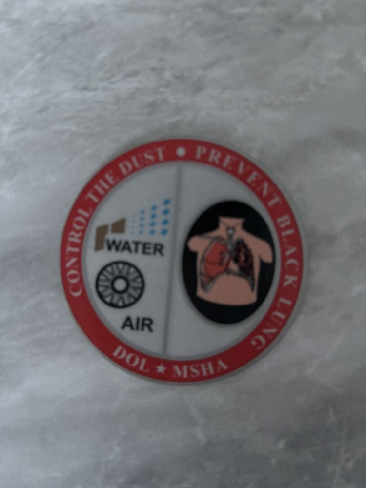 coal mining stickers. Item 40 (2025)