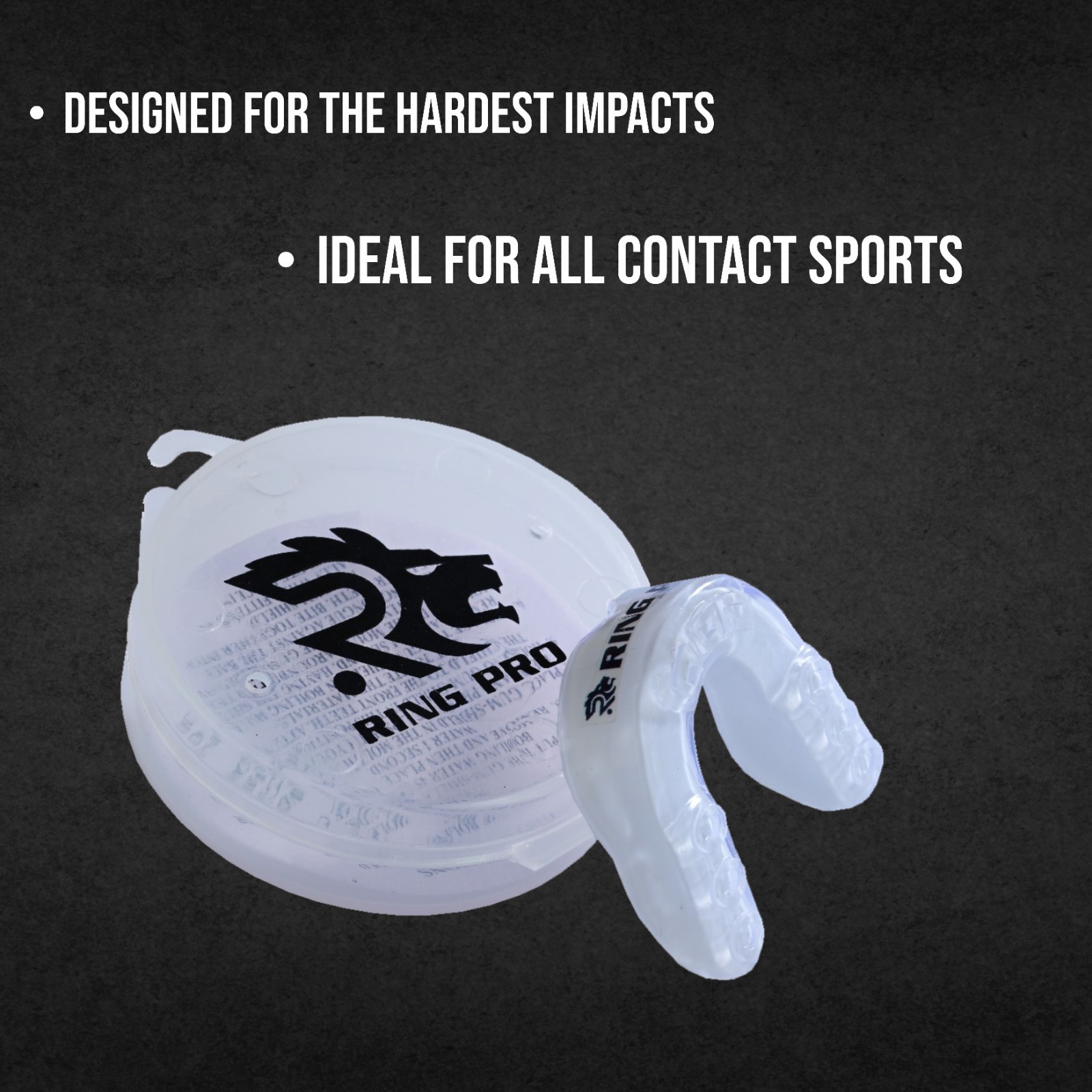 Ring Pro Boil & Bite Mouth Guard Boxing MMA Football Youth Adult Sports