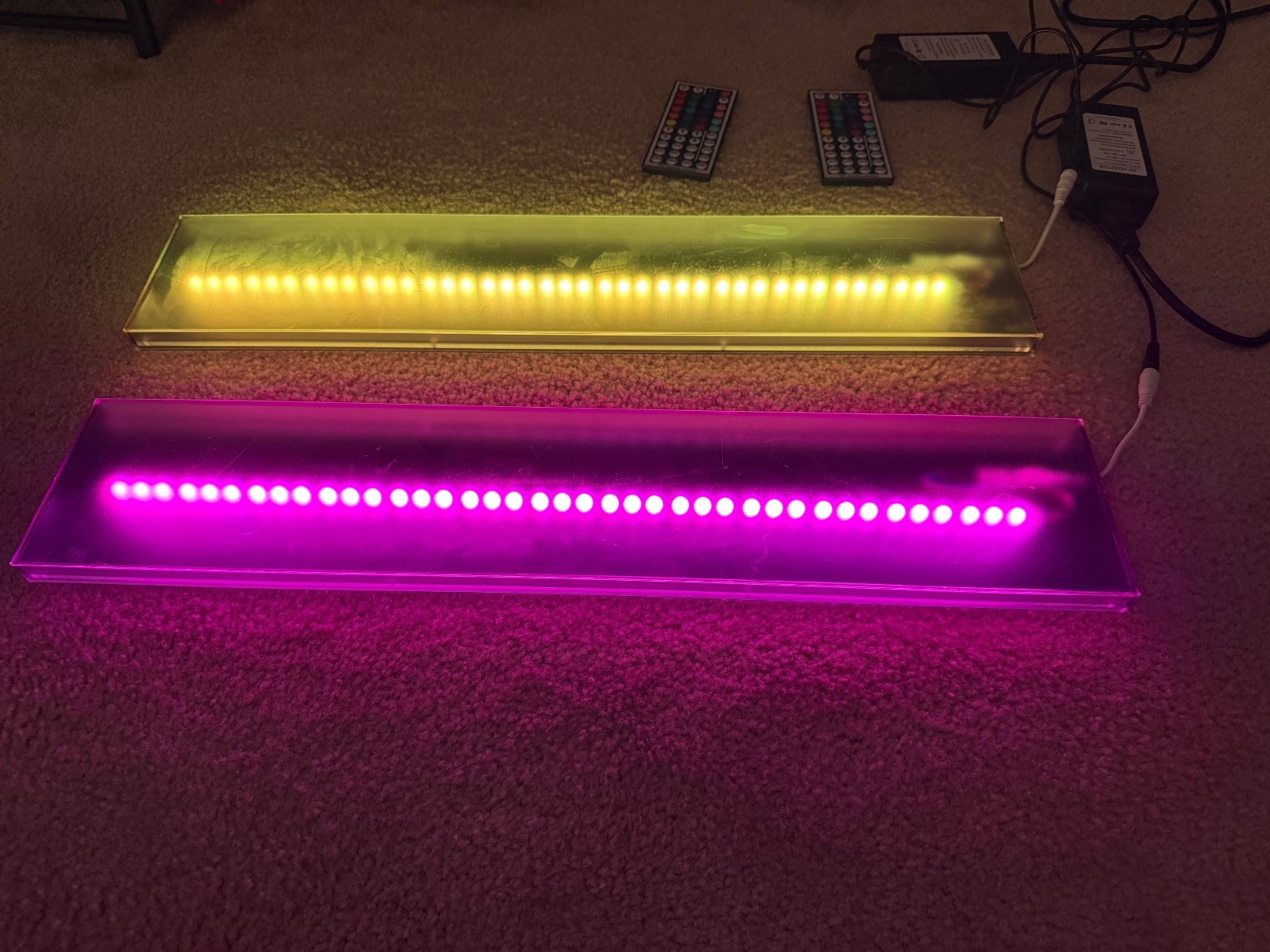 2- Kipokalor LED Lighted Liquor Bottle Display Shelf, 23 5/8" Display Stand