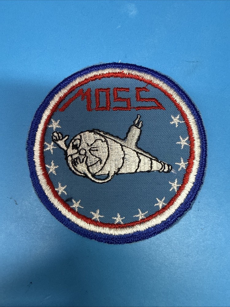1970s "MOSS" Submarine Decoy System Twill Patch - US Navy. NOS.