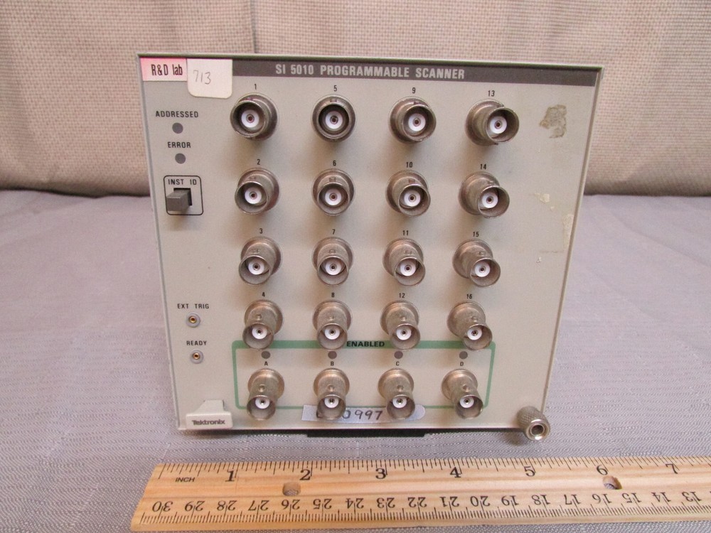 Tektronix Oscilloscope Plugin Module SI-5010 Programmable Scanner s/n B010997